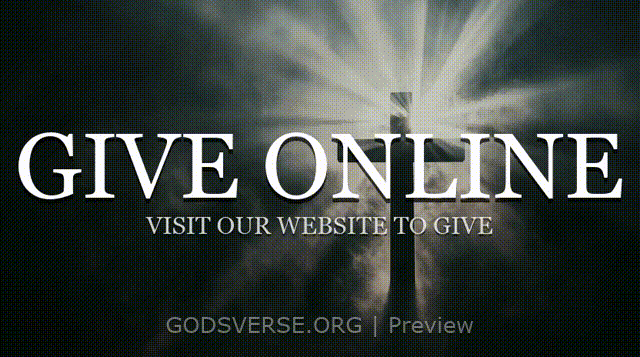 Give Online motion background cross light