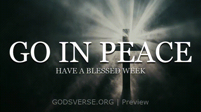 Go In Peace motion background cross light