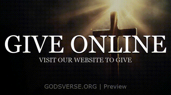 Give Online motion background cross light