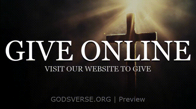 Give Online motion background cross light