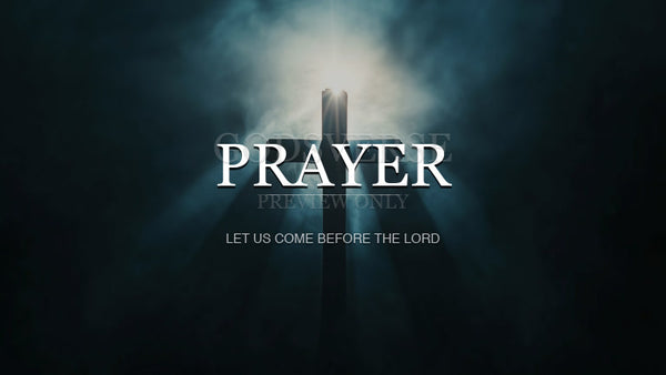 Prayer worship background cross light