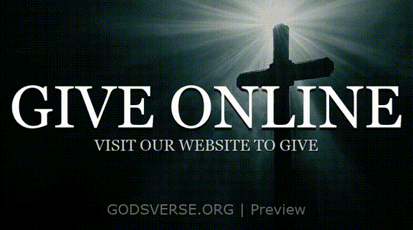 Give Online motion background cross light