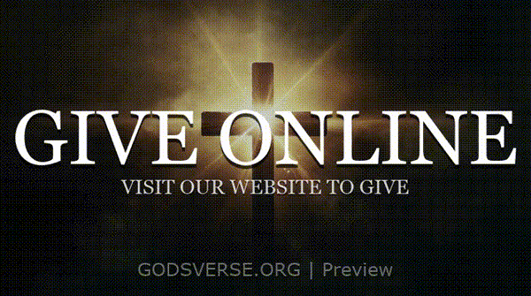 Give Online motion background cross light