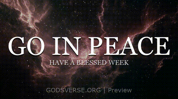 Go In Peace motion background deep space