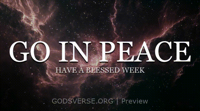 Go In Peace motion background deep space