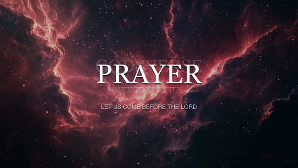 Prayer worship background deep space
