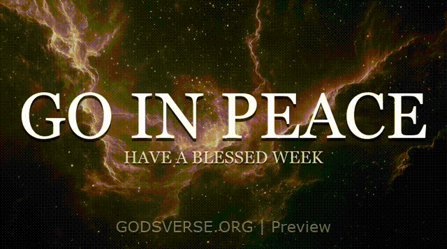 Go In Peace motion background deep space