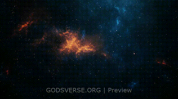 Blank motion background deep space