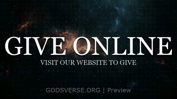 Give Online motion background deep space