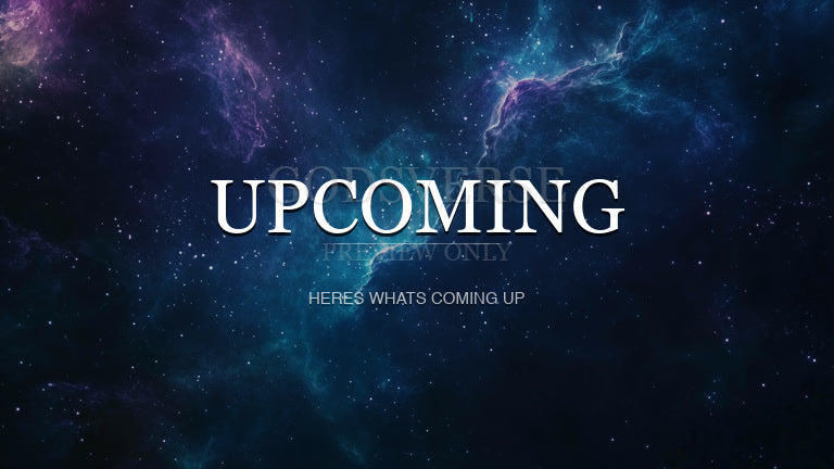 Upcoming worship background deep space