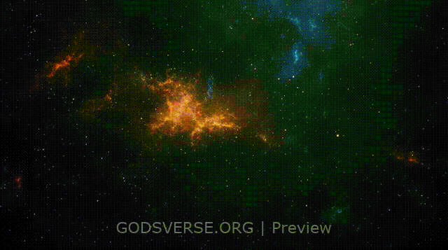 Blank motion background deep space