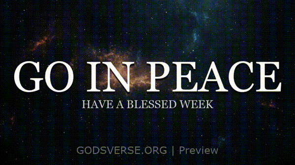 Go In Peace motion background deep space
