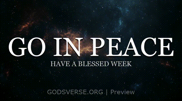 Go In Peace motion background deep space