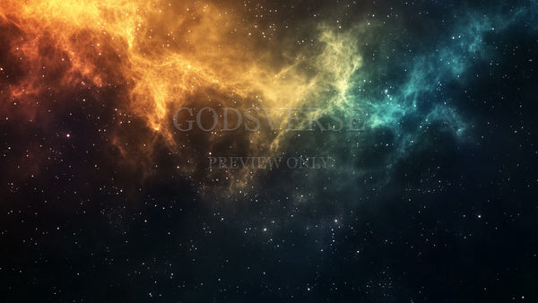 Blank worship background deep space