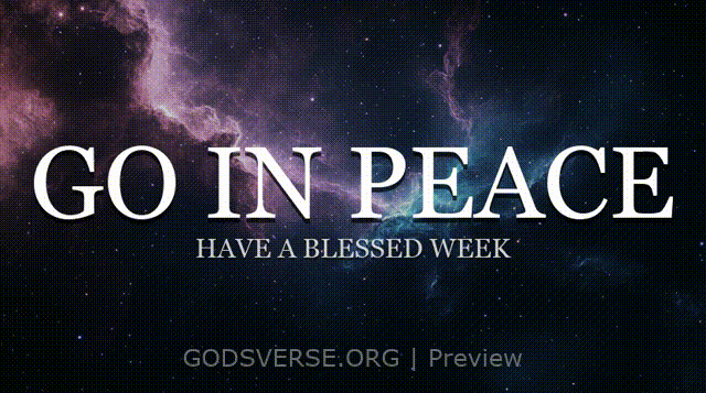 Go In Peace motion background deep space