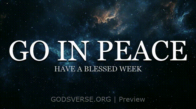 Go In Peace motion background deep space