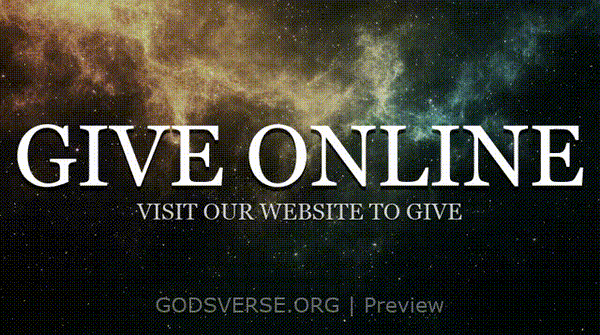Give Online motion background deep space