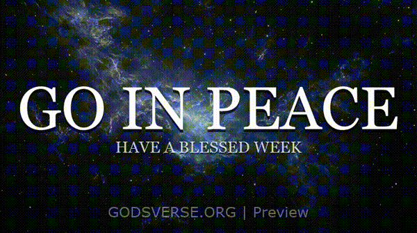 Go In Peace motion background deep space