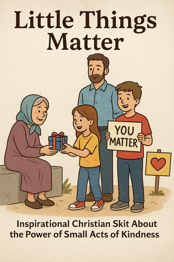 Little Things Matter — church skit script cover image