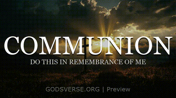 Communion motion background easter collection