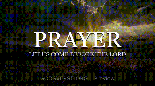 Prayer motion background easter collection