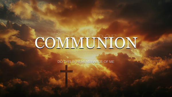 Communion worship background easter collection