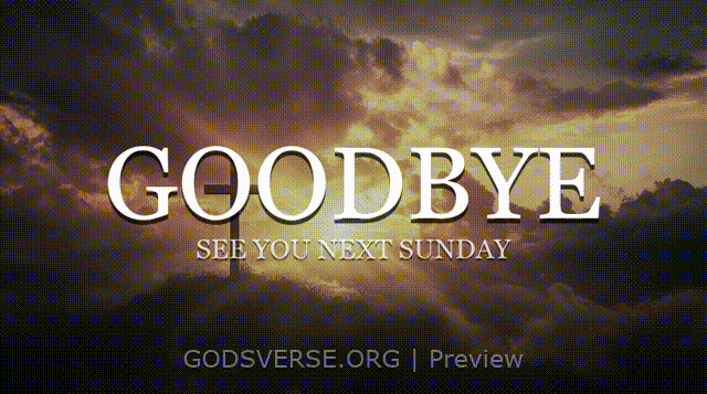Goodbye motion background easter collection