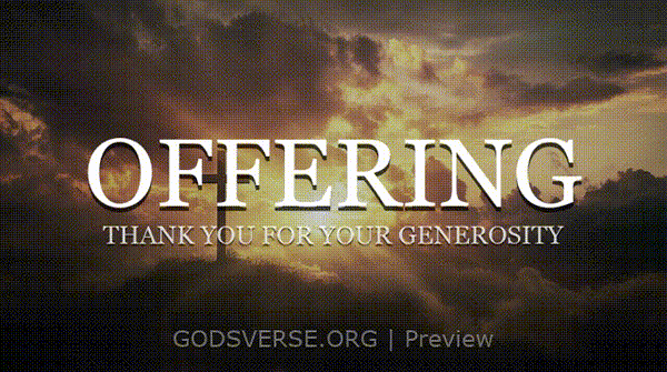 Offering motion background easter collection