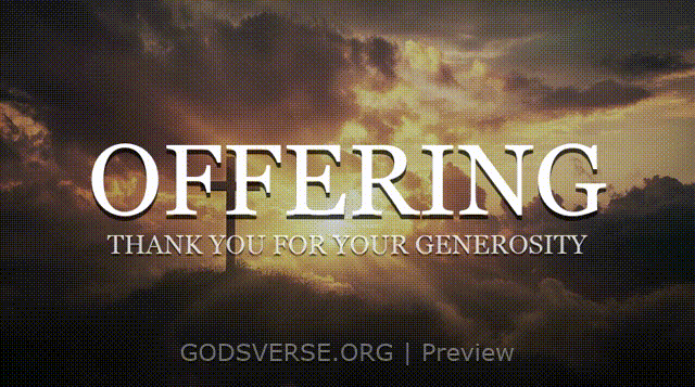 Offering motion background easter collection