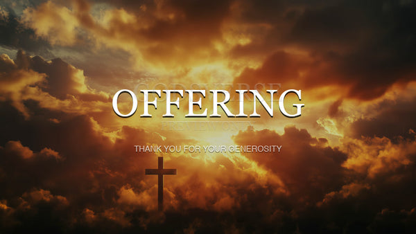 Offering worship background easter collection