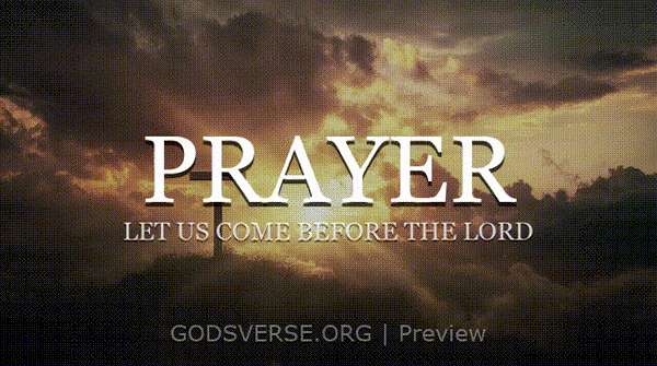 Prayer motion background easter collection