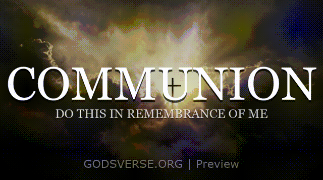 Communion motion background easter collection