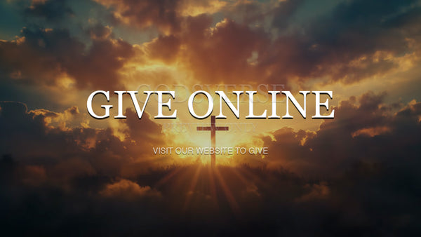 Give Online worship background easter collection