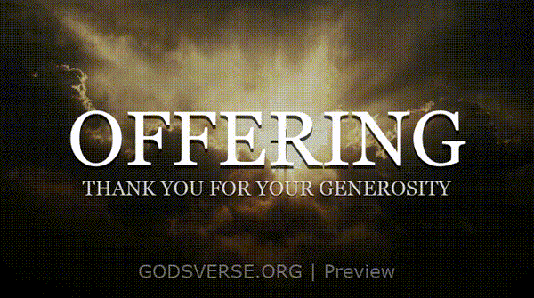 Offering motion background easter collection