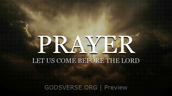 Prayer motion background easter collection