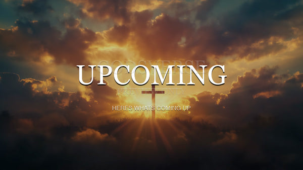 Upcoming worship background easter collection