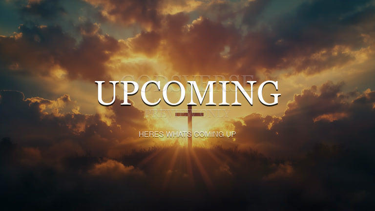 Upcoming worship background easter collection