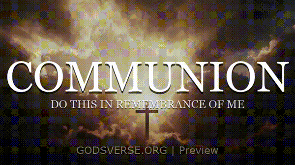 Communion motion background easter collection