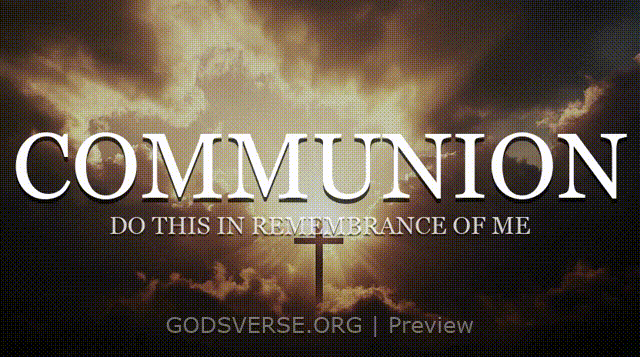 Communion motion background easter collection