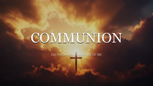 Communion worship background easter collection