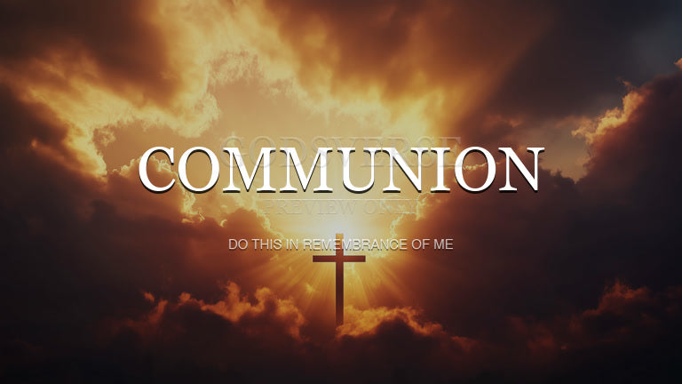 Communion worship background easter collection