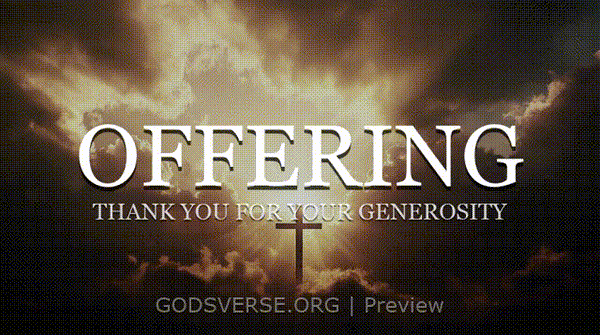 Offering motion background easter collection