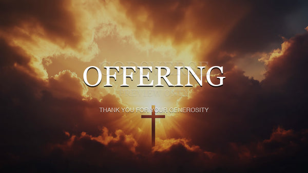 Offering worship background easter collection