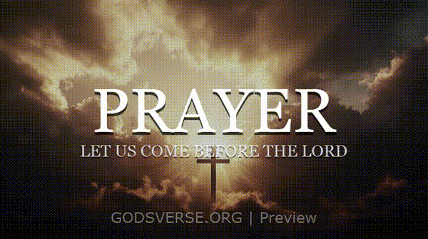 Prayer motion background easter collection