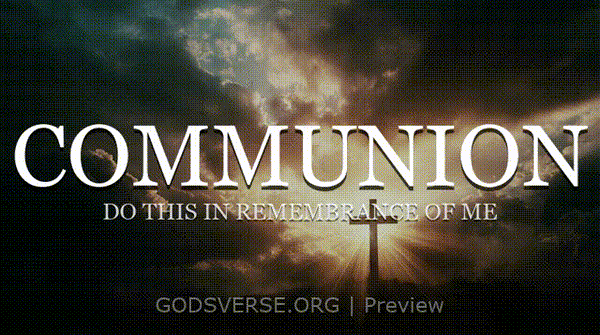 Communion motion background easter collection