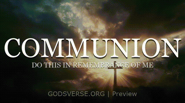 Communion motion background easter collection