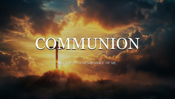 Communion worship background easter collection