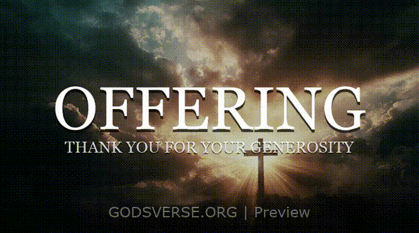 Offering motion background easter collection