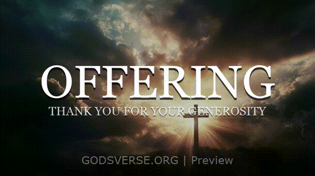 Offering motion background easter collection