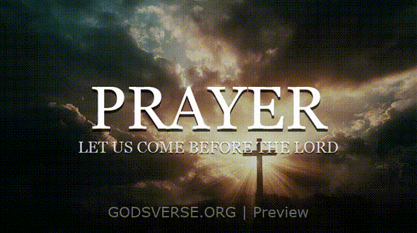 Prayer motion background easter collection
